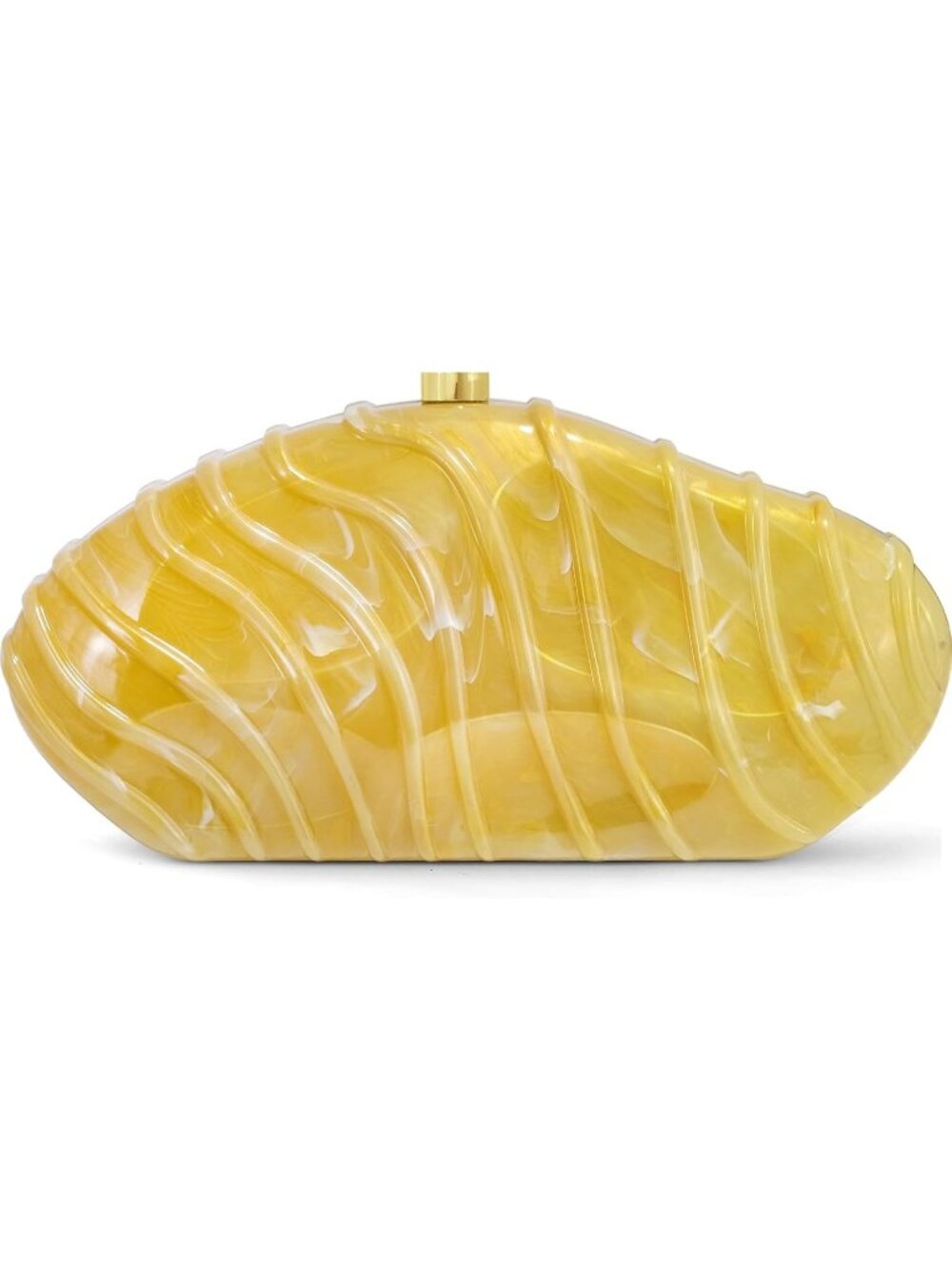 〽️Women's Marble Pale Clutch Purse Acrylic Shell Evening Party Prom Chain Bag